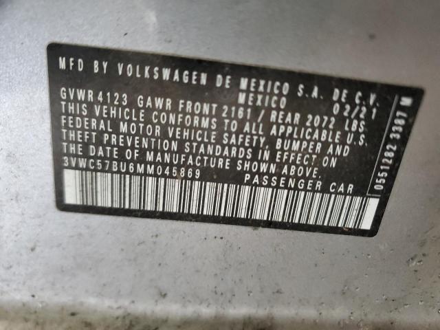 3VWC57BU6MM045869 Volkswagen JETTA S