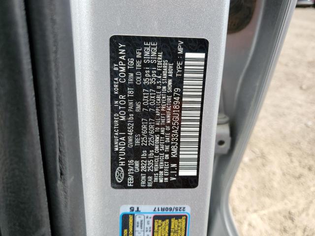 KM8J33A25GU189479 Hyundai Tucson Limited