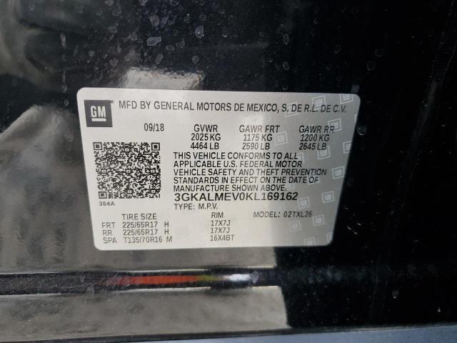 3GKALMEV0KL169162 GMC Terrain Sle
