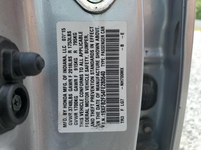 19XFB2F54FE280640 Honda Civic Lx