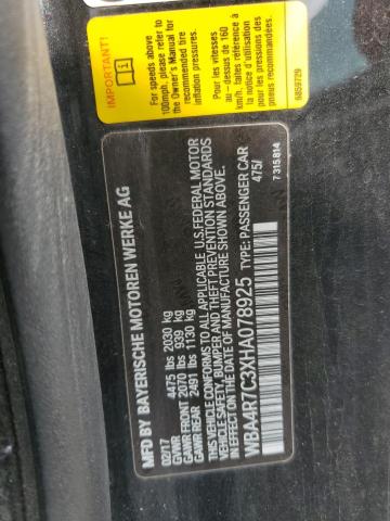 WBA4R7C3XHA078925 BMW 430I