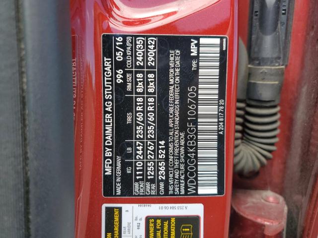 WDC0G4KB3GF106705 Mercedes-Benz Glc 300 4matic