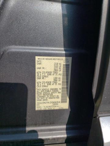 5N1AZ2MG7FN206694 Nissan MURANO S