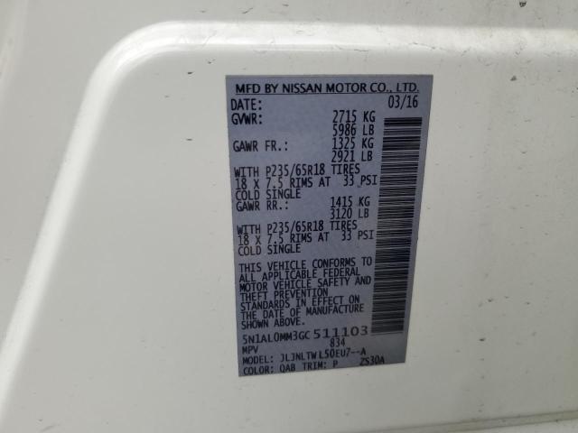 5N1AL0MM3GC511103 Infiniti QX60