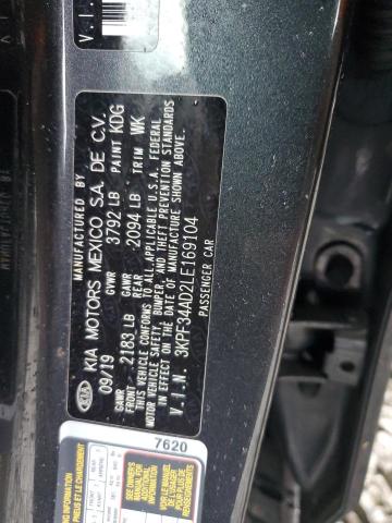 3KPF34AD2LE169104 KIA Forte Gt Line