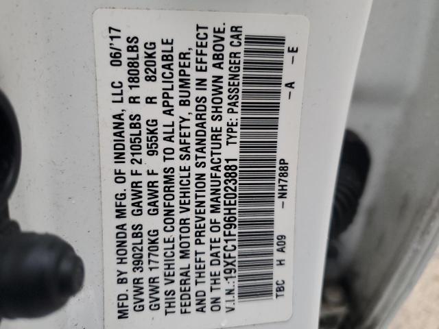 19XFC1F96HE023881 Honda Civic Touring