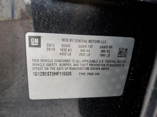 1G1ZB5ST8HF119325 Chevrolet MALIBU LS
