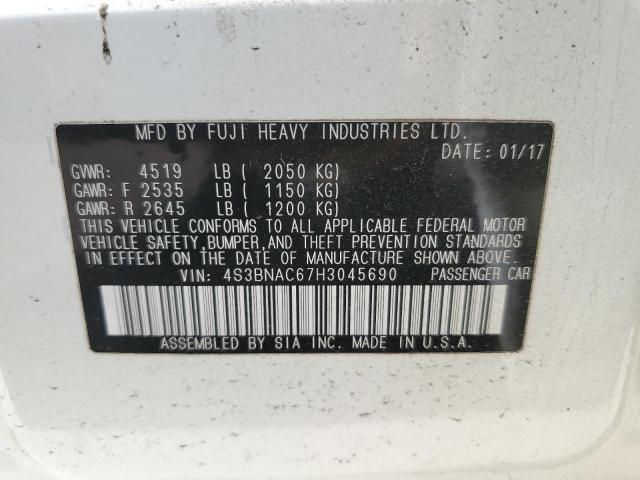 4S3BNAC67H3045690 Subaru Legacy 2.5i Premium