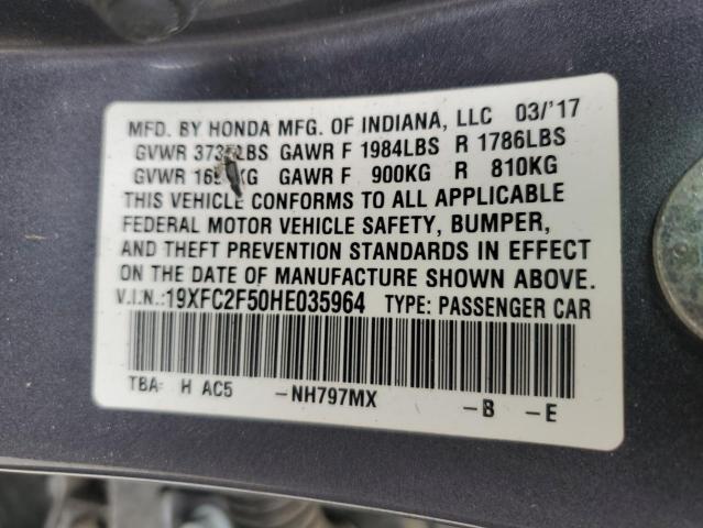 19XFC2F50HE035964 Honda Civic Lx