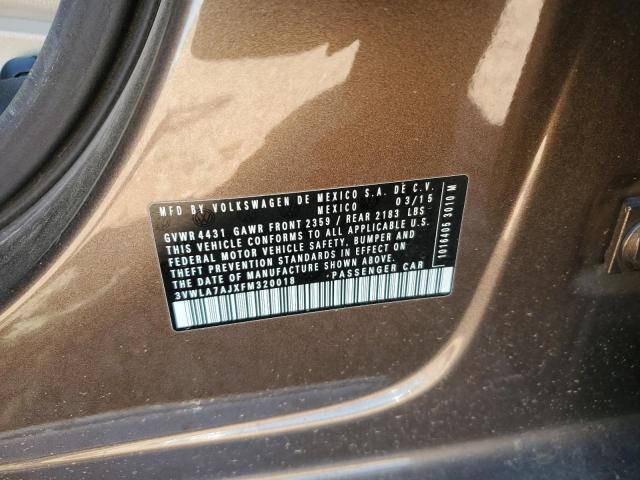 3VWLA7AJXFM320018 Volkswagen JETTA TDI