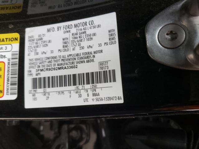 3FMCR9D92MRA33602 Ford Bronco Sport Badlands