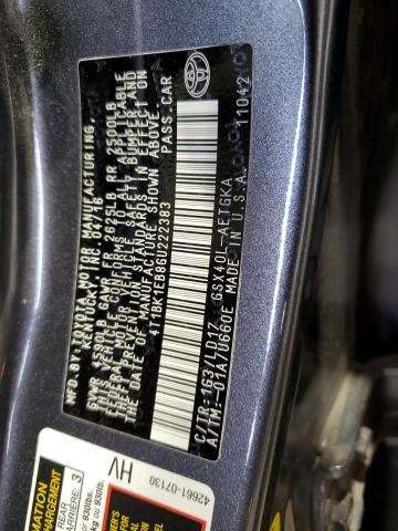 4T1BK1EB8GU222383 Toyota AVALON XLE
