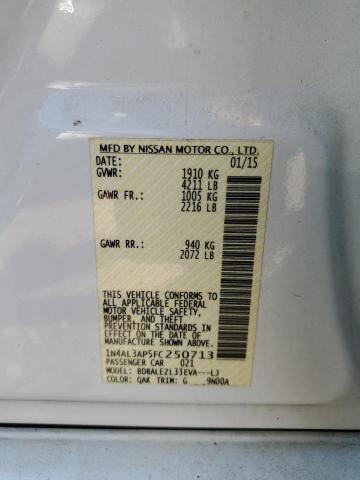 1N4AL3AP5FC250713 Nissan ALTIMA 2.5