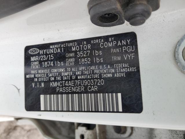 KMHCT4AE7FU903720 Hyundai ACCENT GLS