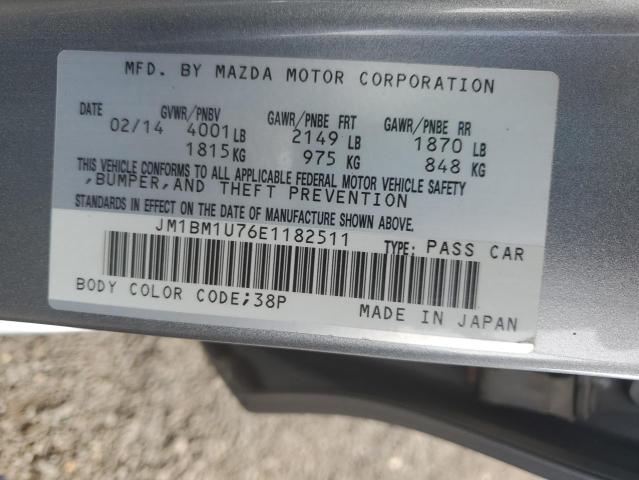 JM1BM1U76E1182511 Mazda 3 SPORT