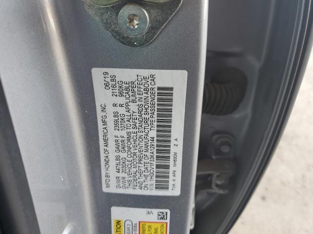 1HGCV1F33KA129144 Honda Accord Sport