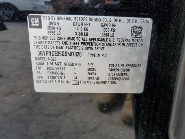 3GYFNCE35GS507828 Cadillac Srx Performance Collection