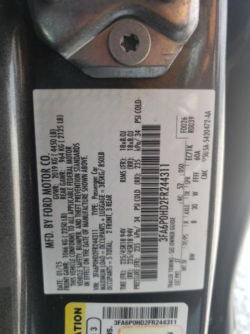 3FA6P0HD2FR244311 Ford FUSION SE