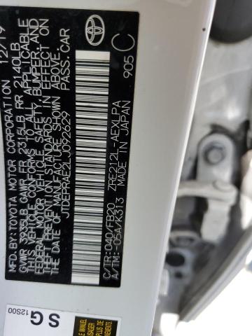 JTDEPRAE2LJ092629 Toyota COROLLA LE