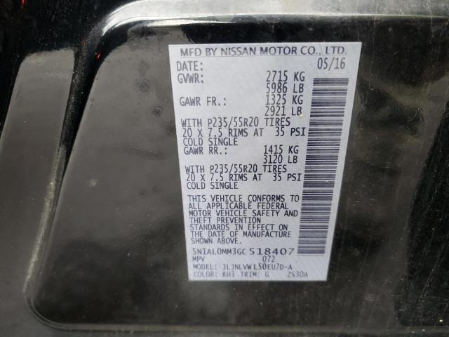 5N1AL0MM3GC518407 Infiniti QX60