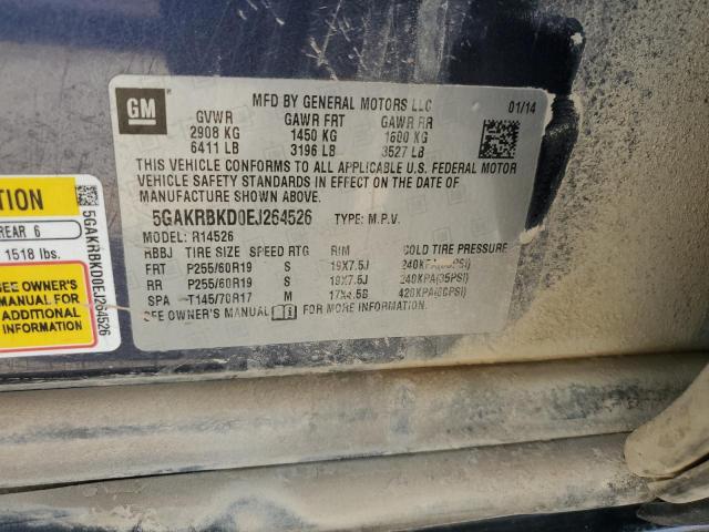 5GAKRBKD0EJ264526 Buick Enclave