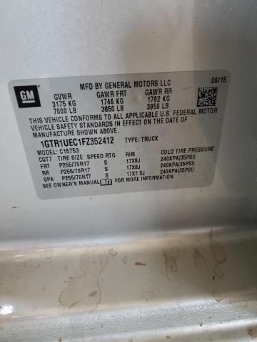 1GTR1UEC1FZ352412 GMC Sierra C1500 Sle