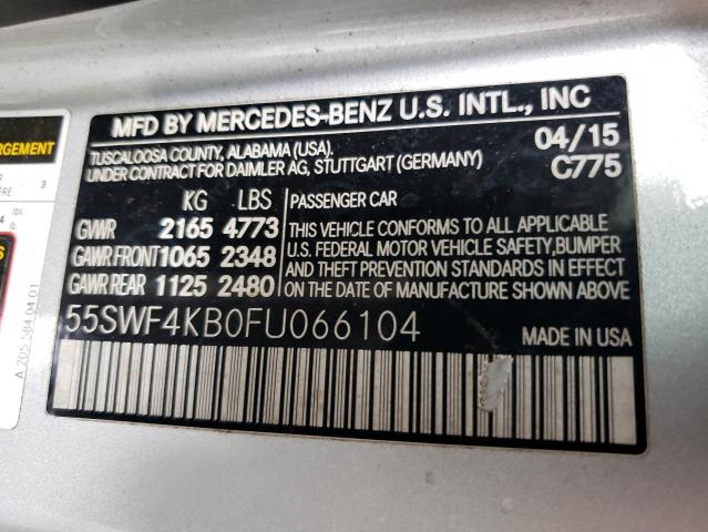 55SWF4KB0FU066104 Mercedes-Benz C 300 4matic