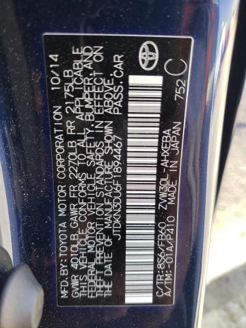 JTDKN3DU6F1894467 Toyota Prius