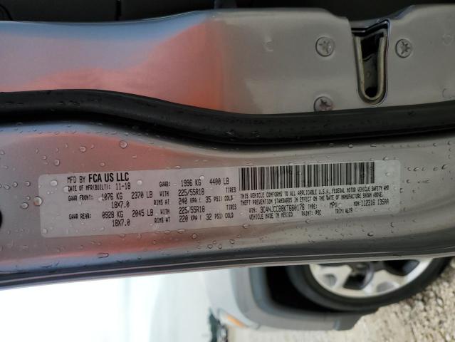 3C4NJCCB8KT660178 Jeep Compass Limited