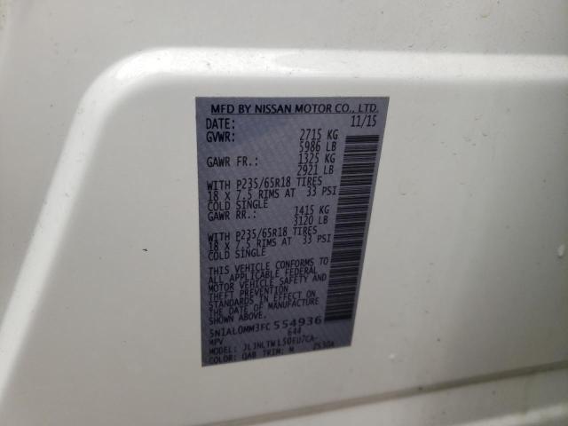 5N1AL0MM3FC554936 Infiniti QX60