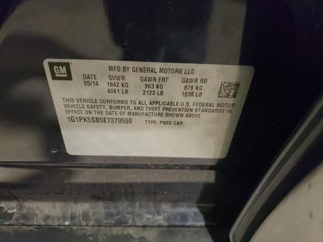 1G1PK5SB5E7379590 Chevrolet CRUZE LT