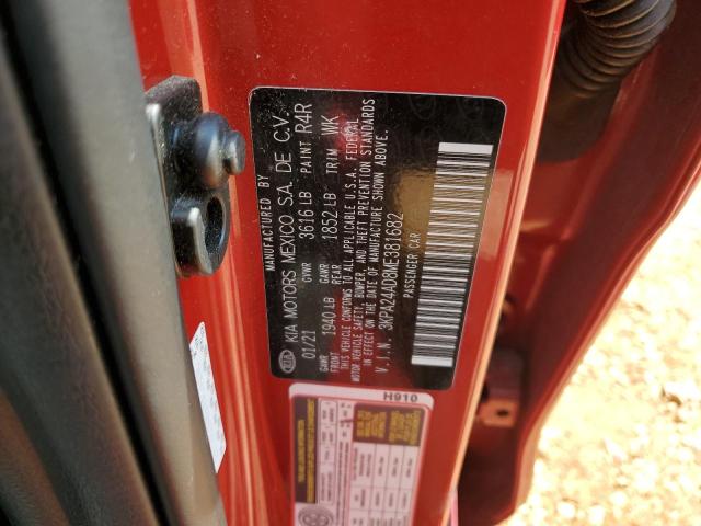 3KPA24AD8ME381682 KIA RIO LX