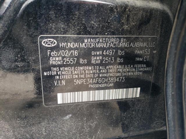5NPE34AF6GH389473 Hyundai Sonata Sport