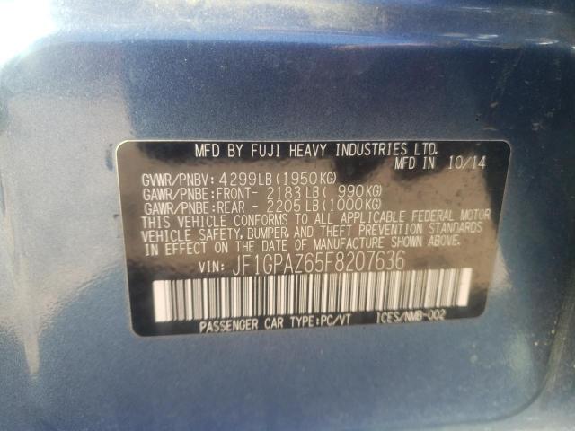 JF1GPAZ65F8207636 Subaru Impreza Sport Limited