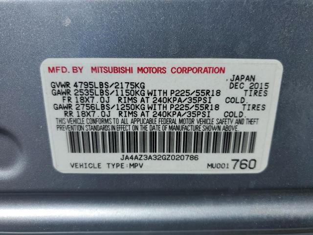 JA4AZ3A32GZ020786 Mitsubishi Outlander Se