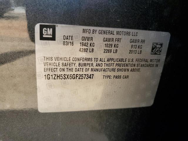 1G1ZH5SX6GF257347 Chevrolet Malibu Premier