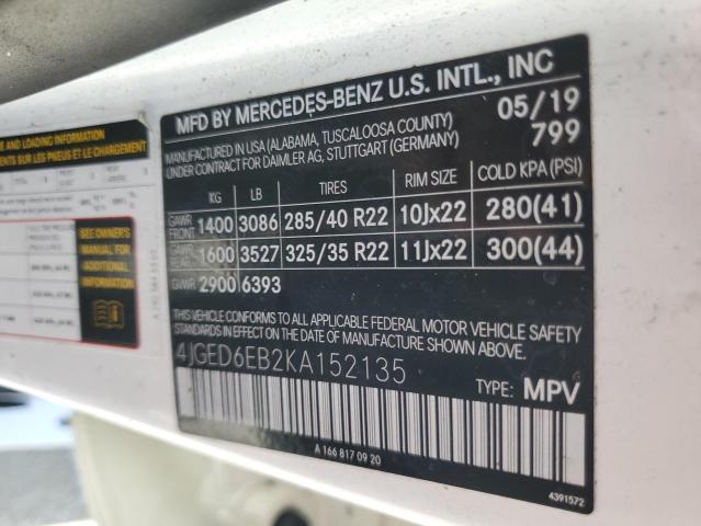 4JGED6EB2KA152135 Mercedes-Benz Gle Coupe 43 Amg