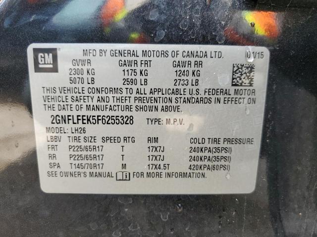 2GNFLFEK5F6255328 Chevrolet EQUINOX LT