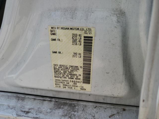 1N4AL3APXFC246947 Nissan ALTIMA 2.5