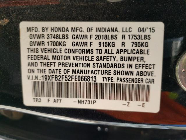 19XFB2F52FE066813 Honda Civic Lx