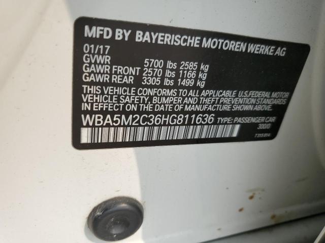 WBA5M2C36HG811636 BMW 535 Igt
