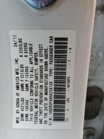 1HGCR2F89HA206128 Honda ACCORD EXL