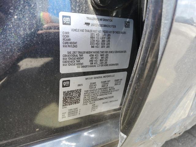 1GCUYEED8MZ417029 Chevrolet Silverado K1500 Rst
