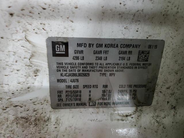 KL4CJASB6LB026829 Buick Encore Preferred