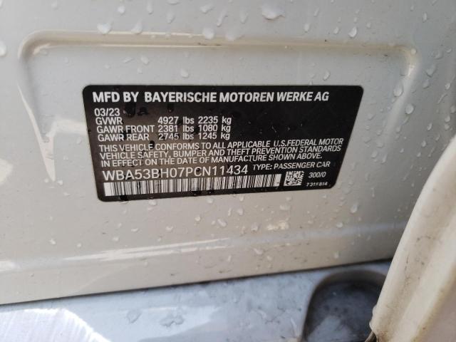 WBA53BH07PCN11434 BMW 530 I