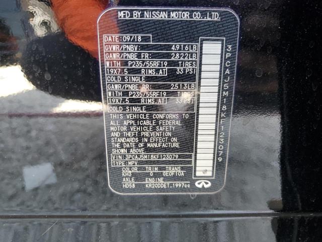 3PCAJ5M18KF123079 Infiniti Qx50 Essential