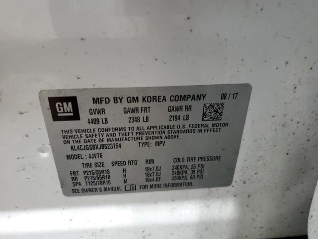 KL4CJGSBXJB523754 Buick Encore Essence