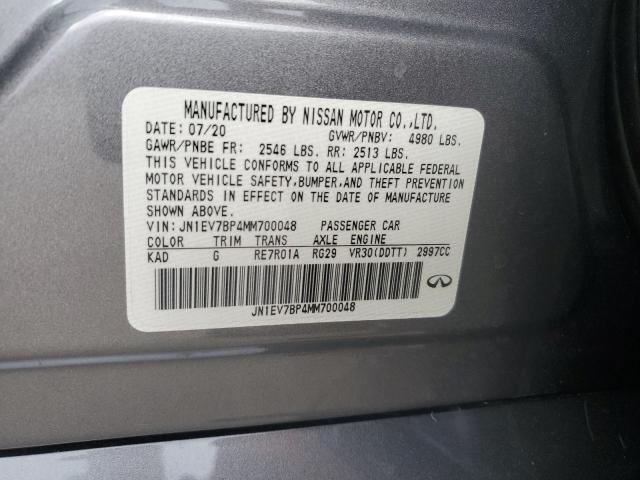 JN1EV7BP4MM700048 Infiniti Q50 LUXE