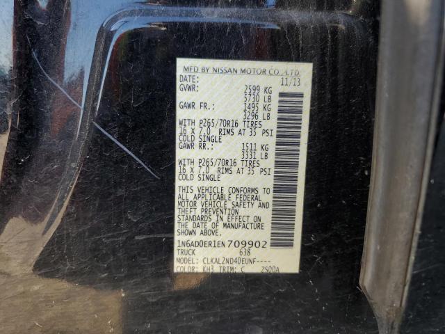 1N6AD0ER1EN709902 Nissan FRONTIER S