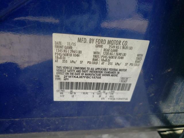 2FMTK4J87FBC15705 Ford EDGE SEL